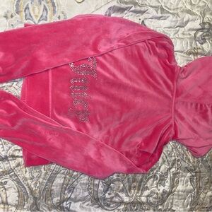 Juicy Couture Pink Velour Jacket